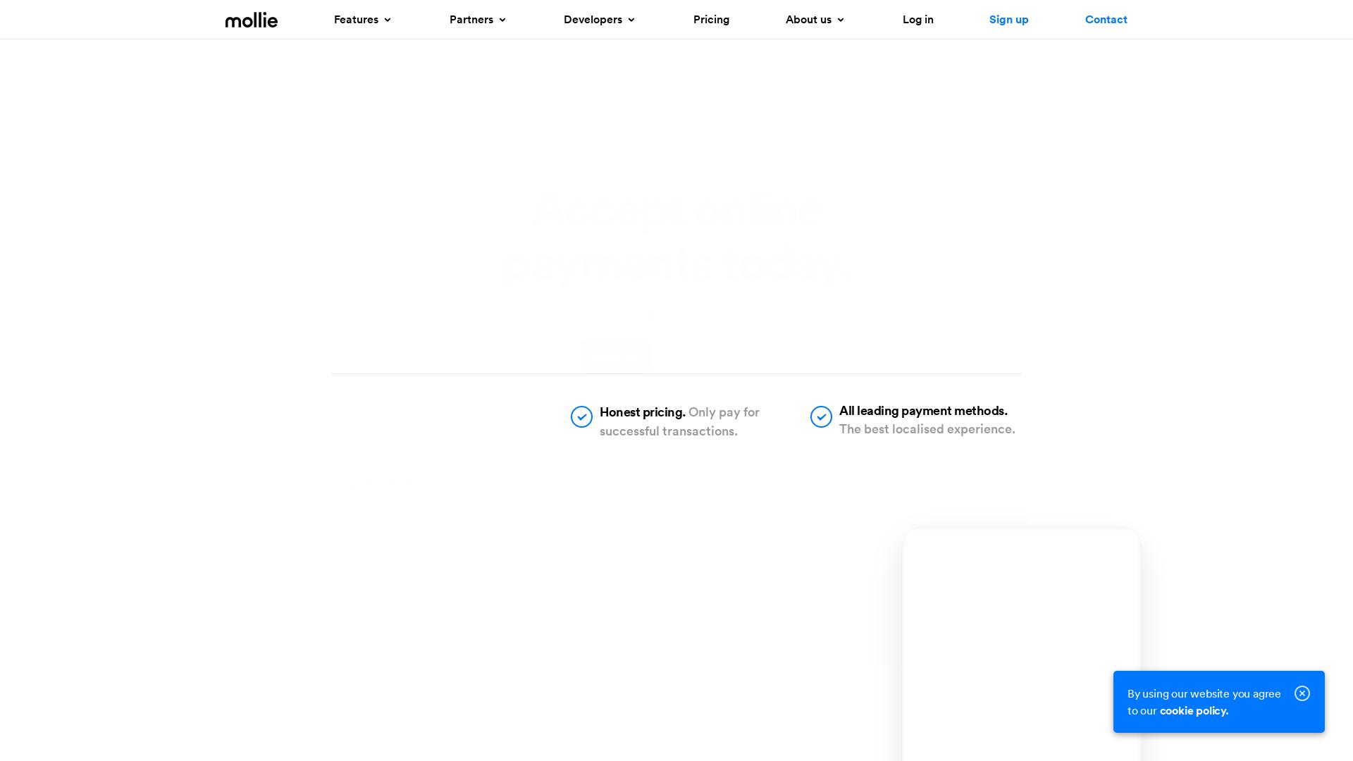 Website User Bewertung zu www.mollie.com