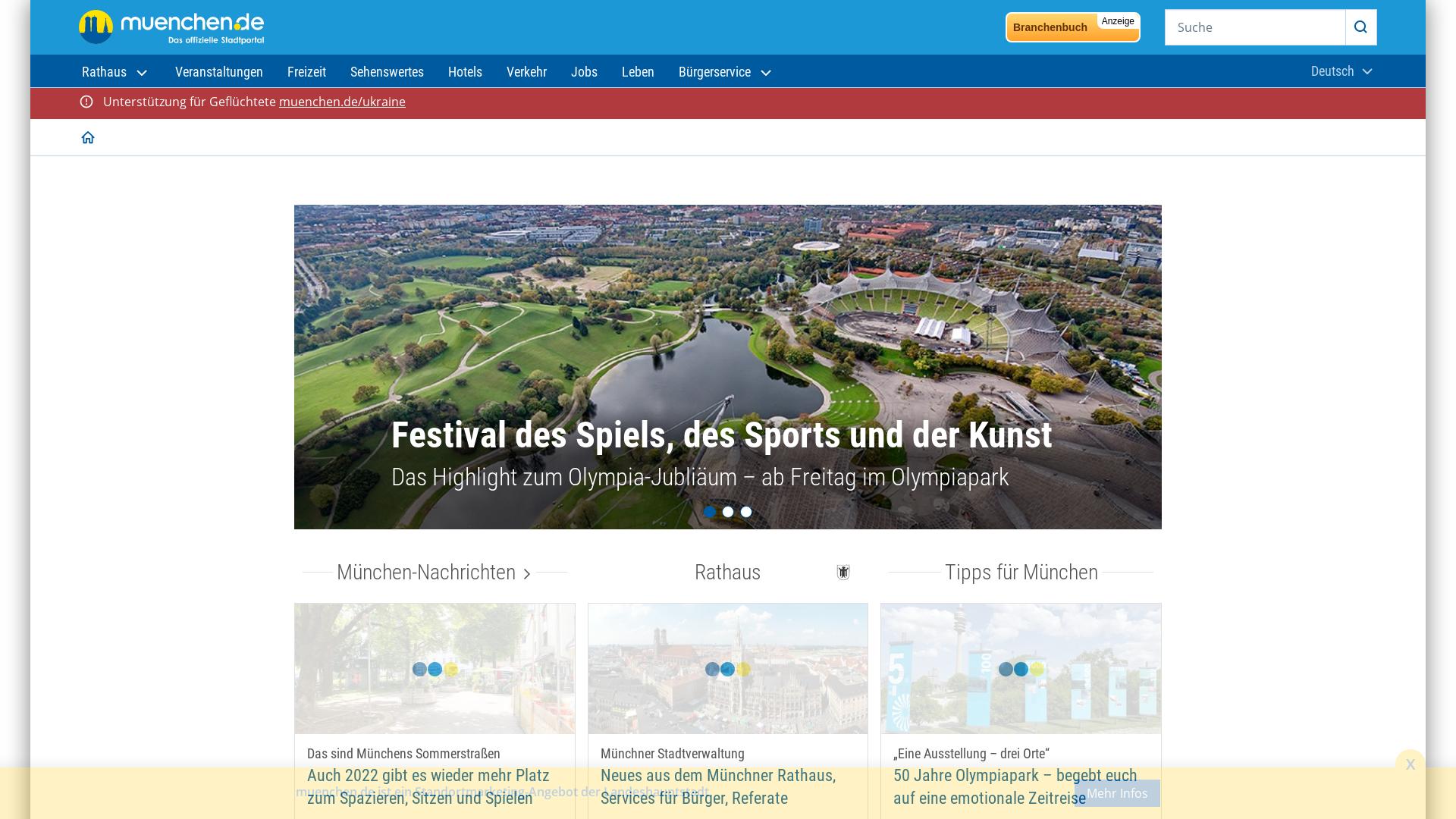 Website User Bewertung zu www.muenchen.de