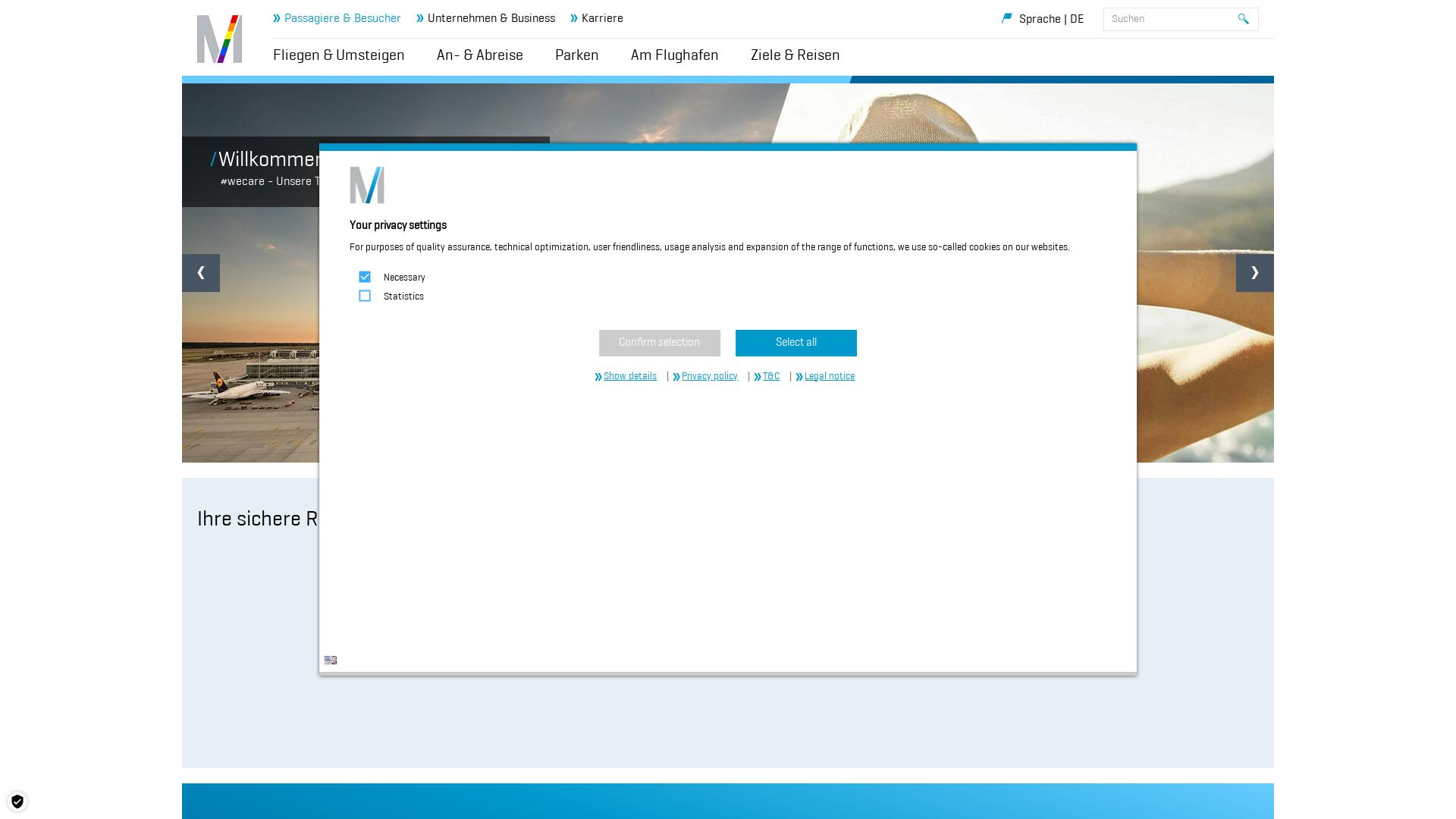 Website User Bewertung zu www.munich-airport.de
