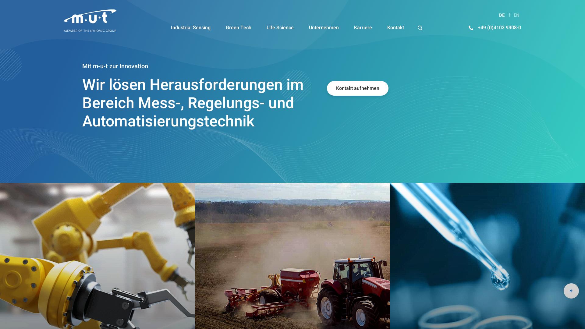 Website User Bewertung zu www.mut-group.com