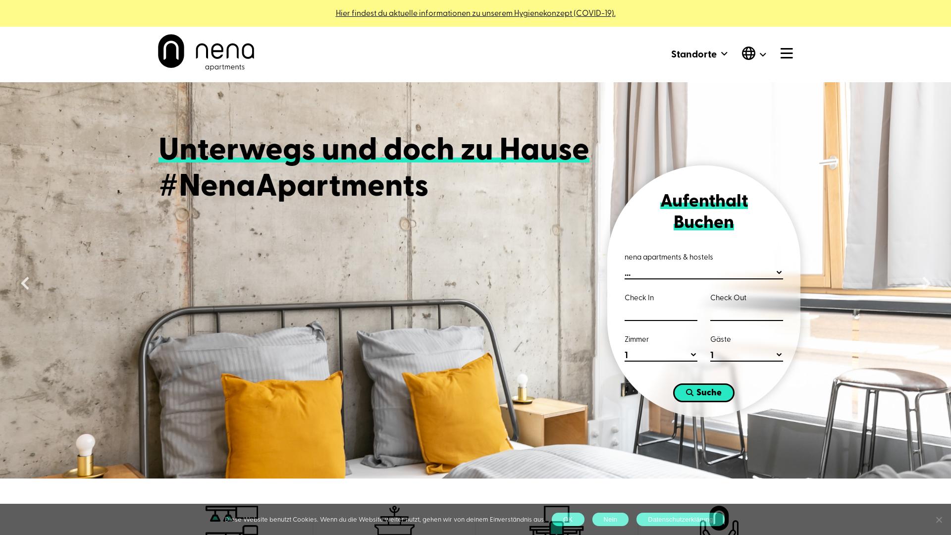 Website User Bewertung zu www.nena-apartments.de