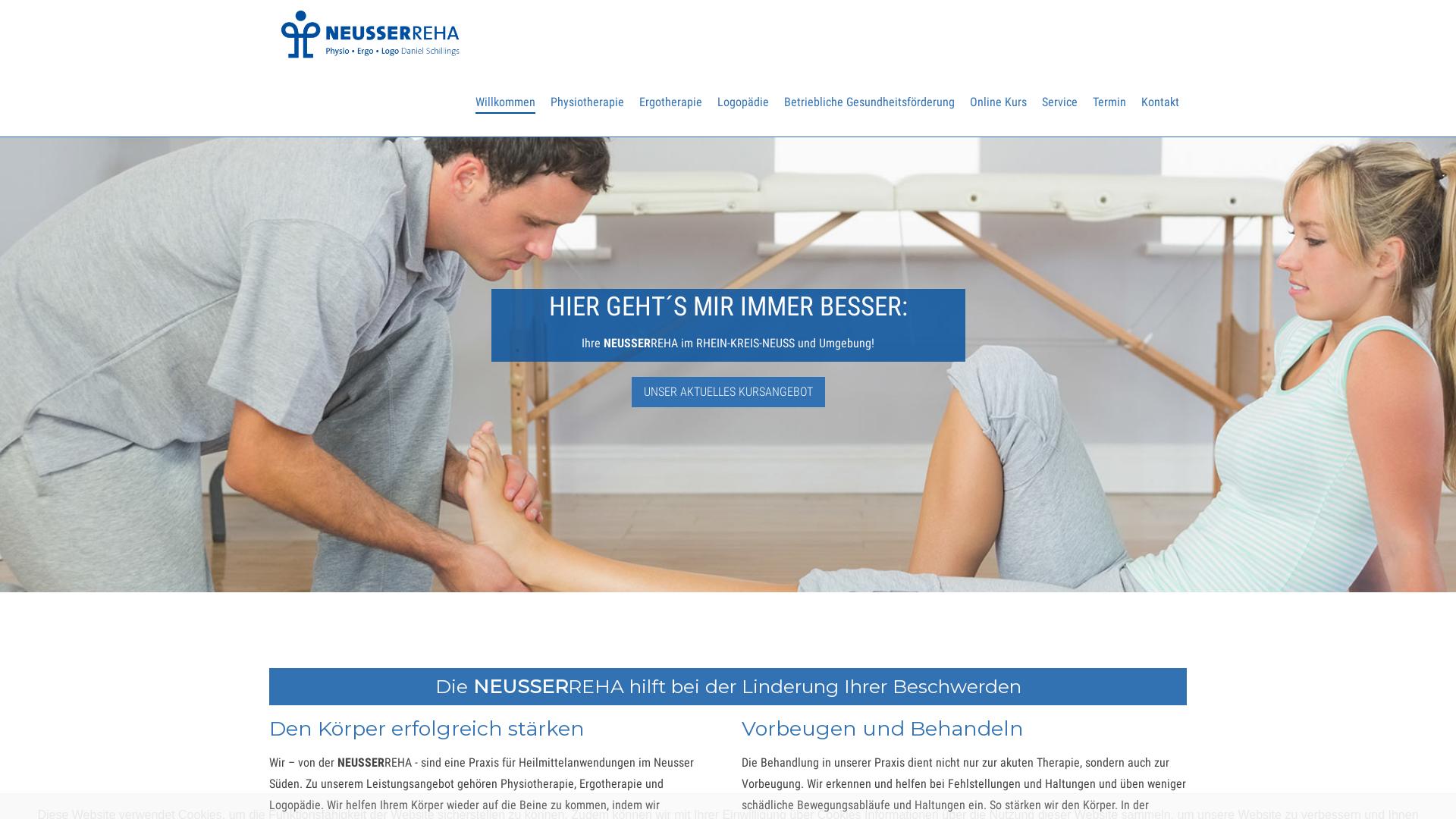 Website User Bewertung zu www.neusserreha.com