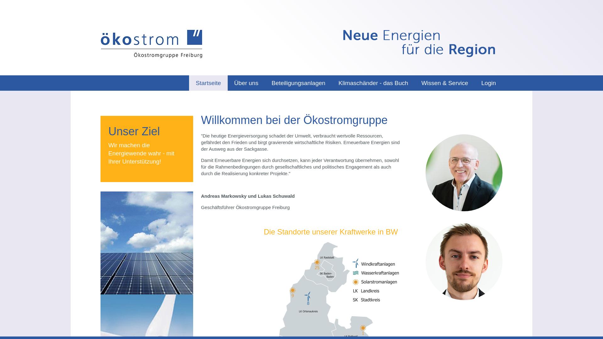 Website User Bewertung zu www.oekostrom-freiburg.de
