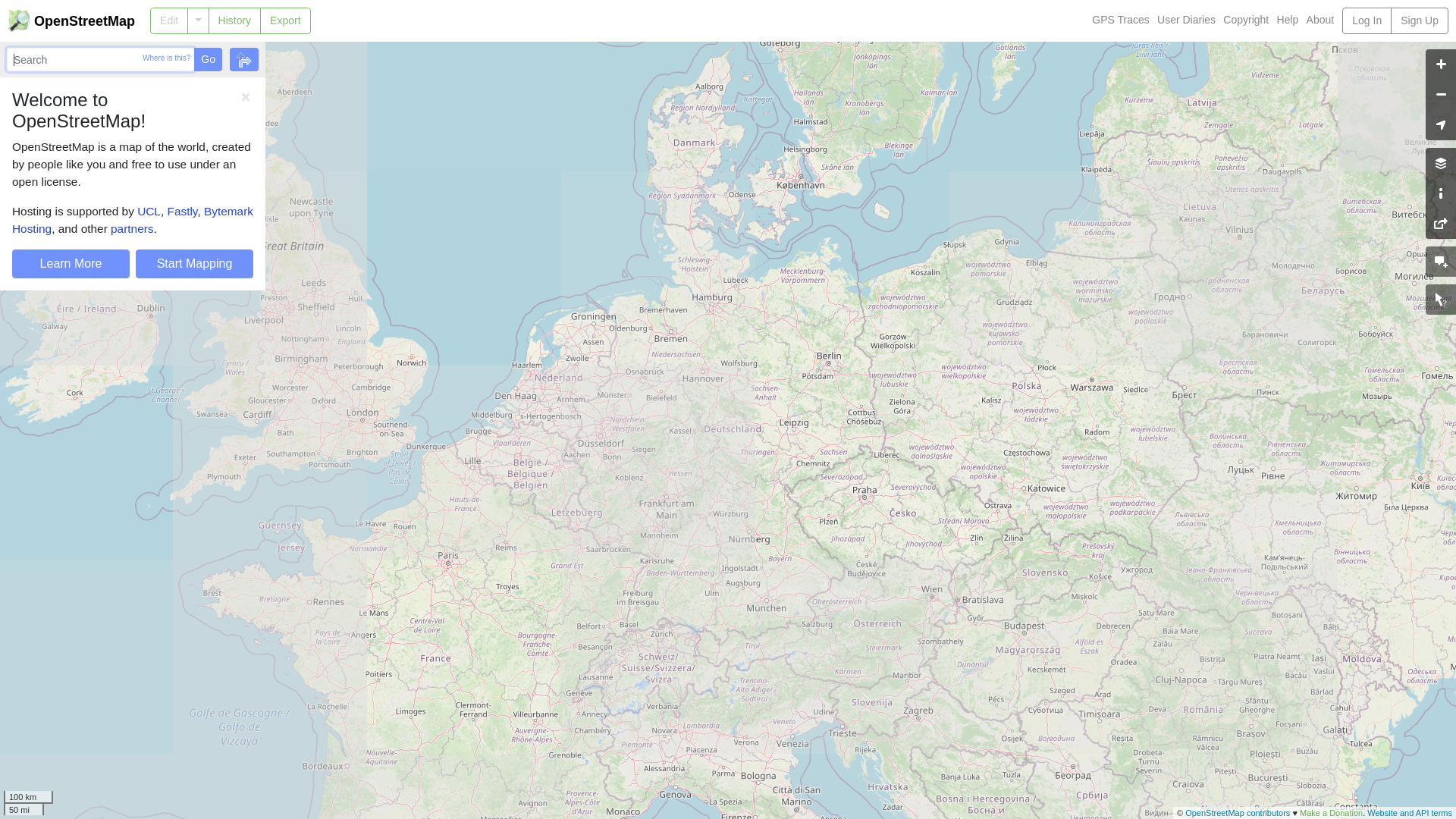 Website User Bewertung zu www.openstreetmap.org