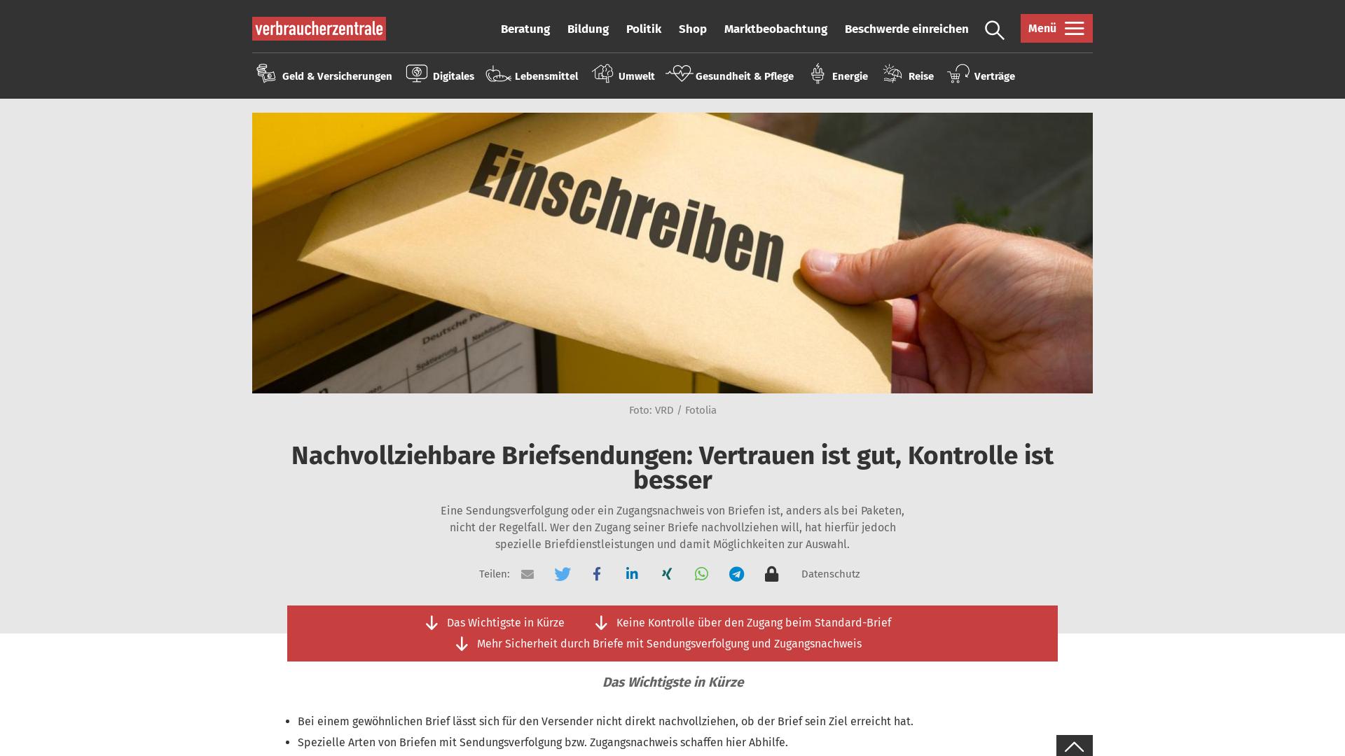 Website User Bewertung zu www.paket-aerger.de