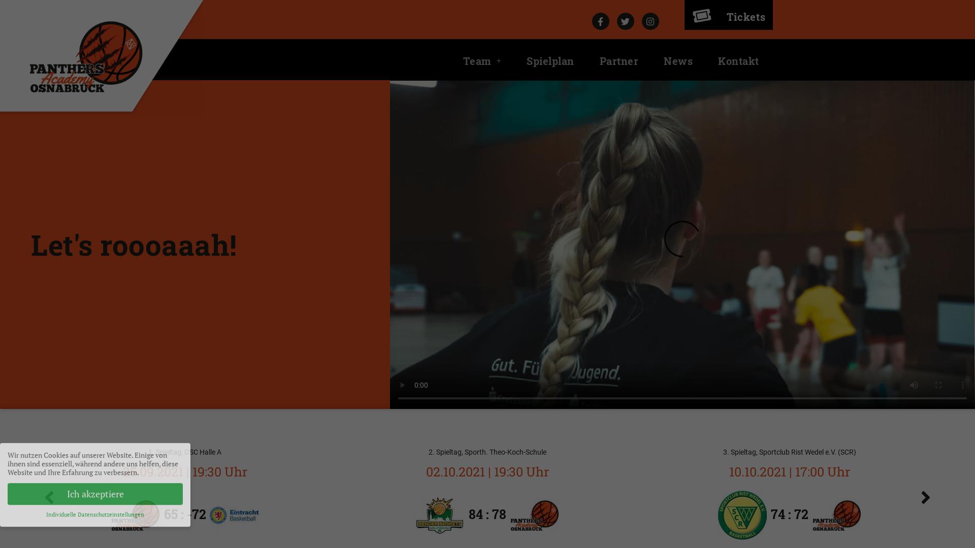 Website User Bewertung zu www.panthers-academy.de