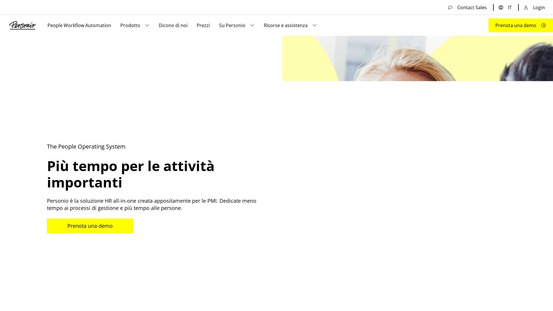 Website User Bewertung zu www.personio.it