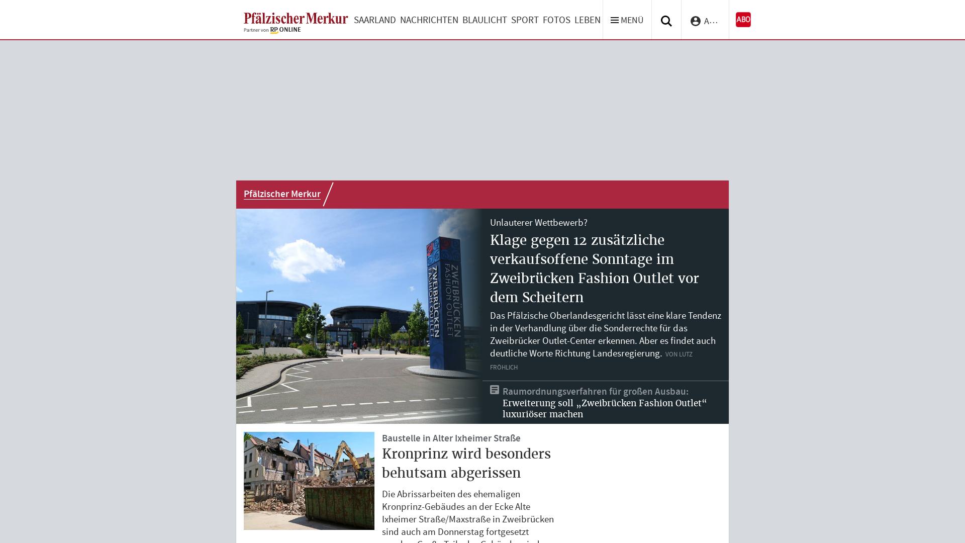 Website User Bewertung zu www.pfaelzischer-merkur.de