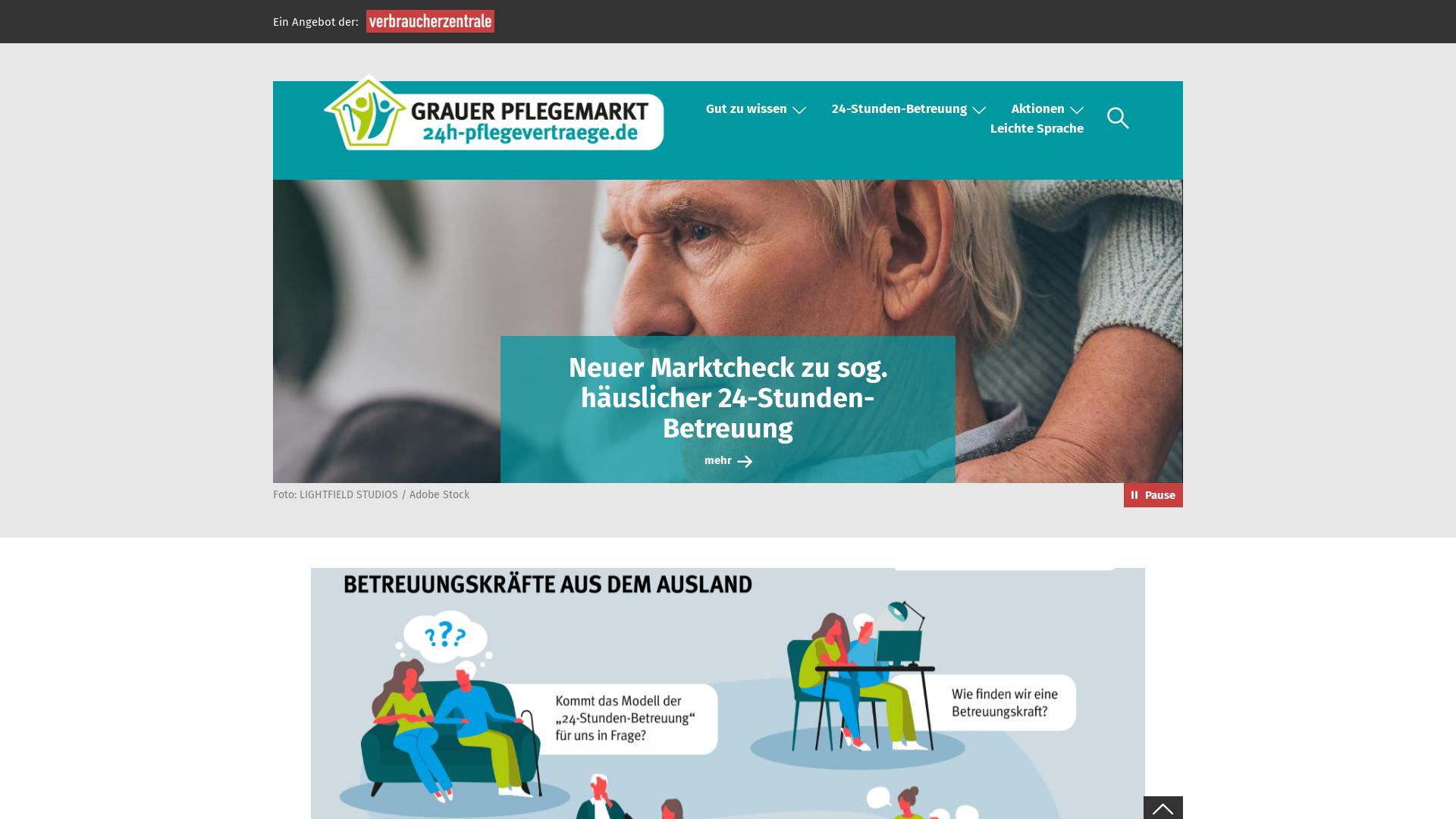 Website User Bewertung zu www.pflegevertraege.de