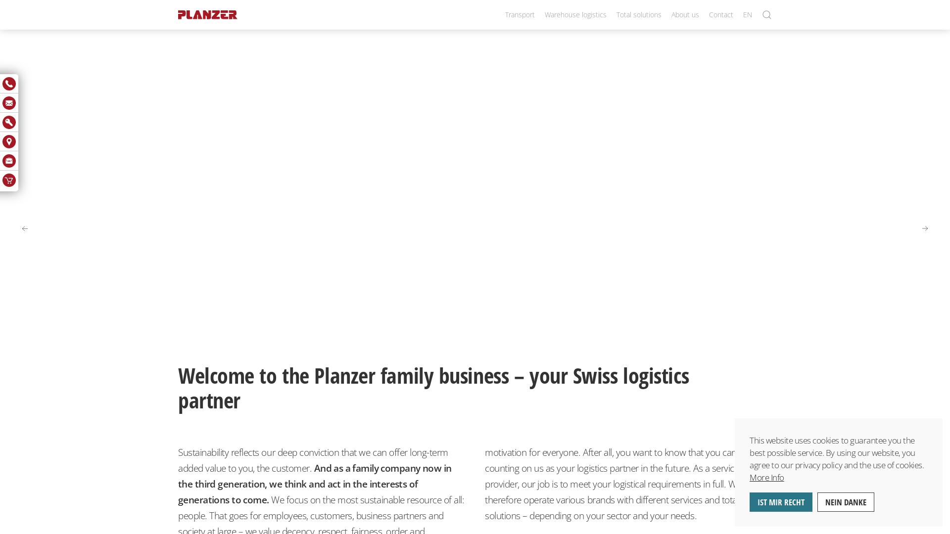 Website User Bewertung zu www.planzer.ch