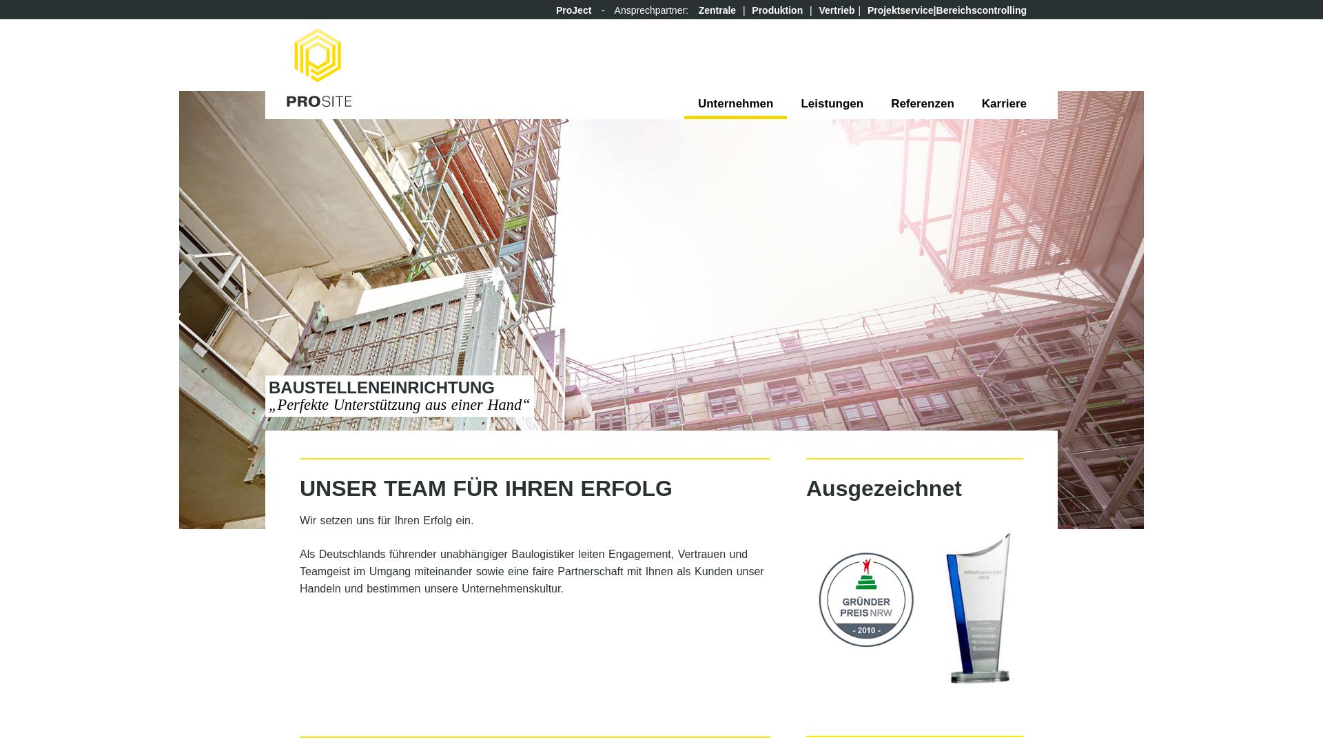 Website User Bewertung zu www.pro-site.de
