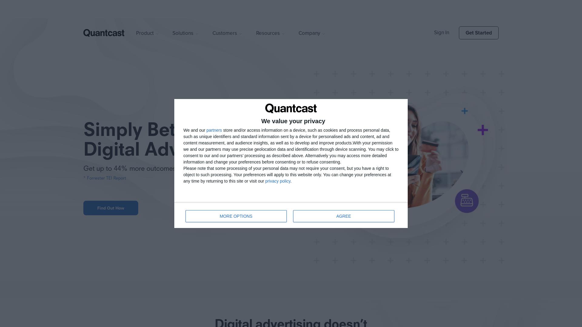 Website User Bewertung zu www.quantcast.com