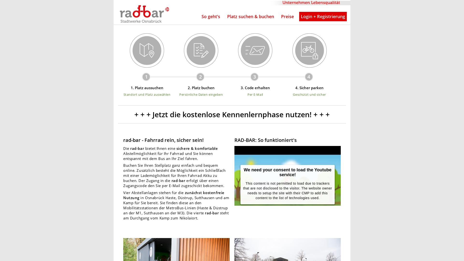 Website User Bewertung zu www.rad-bar-os.de