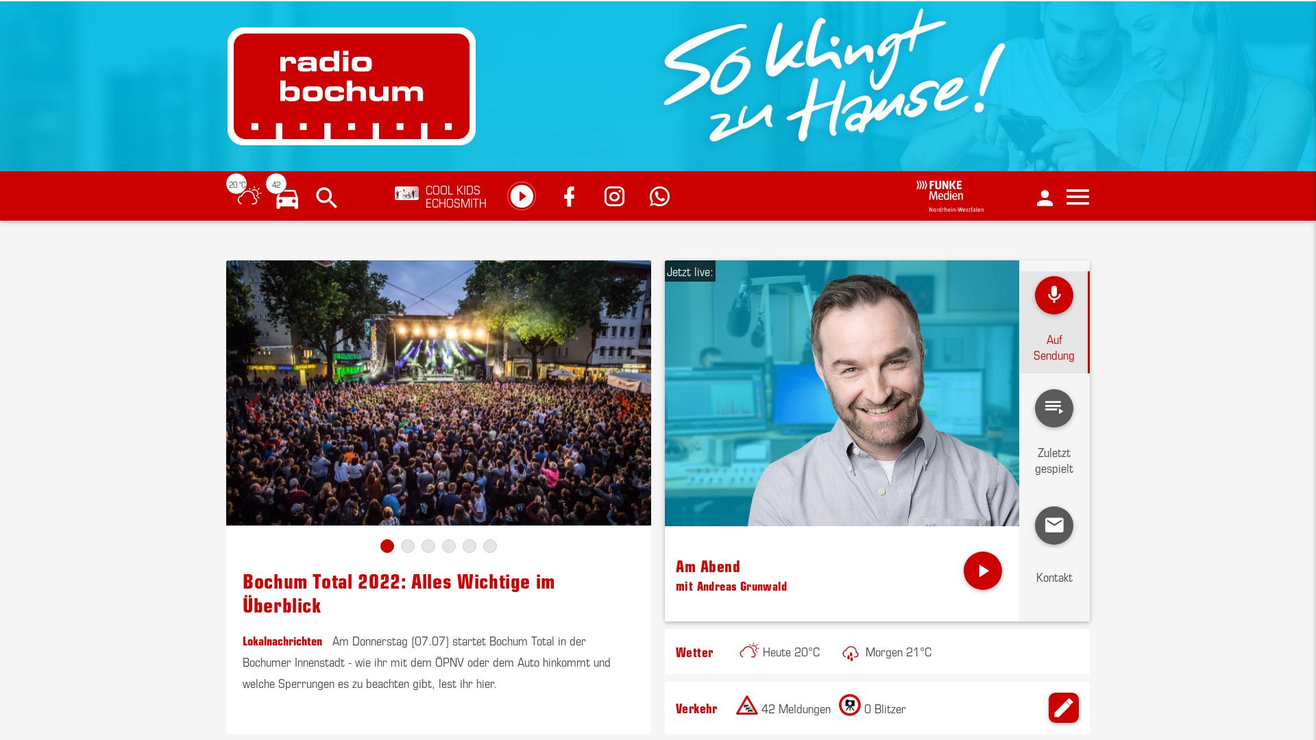 Website User Bewertung zu www.RadioBochum.de