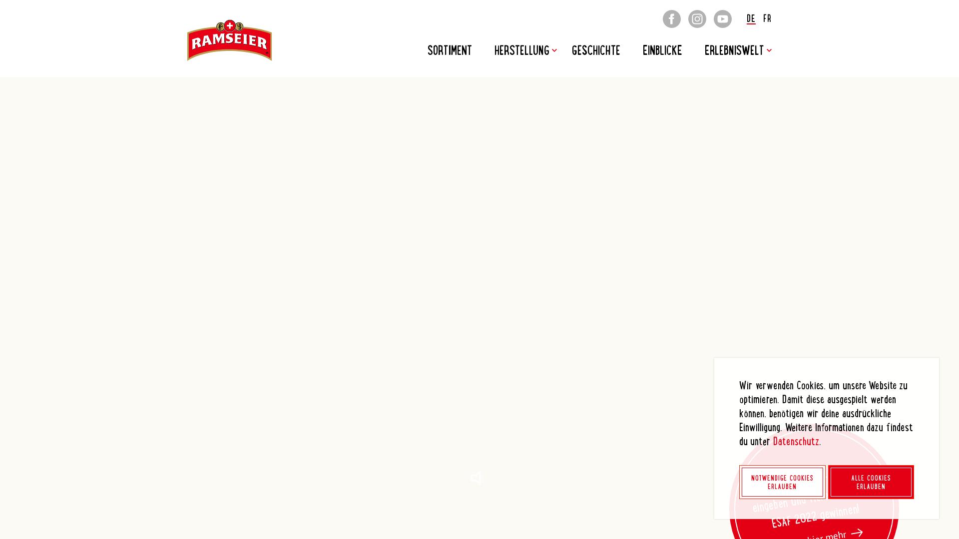 Website User Bewertung zu www.ramseier.ch