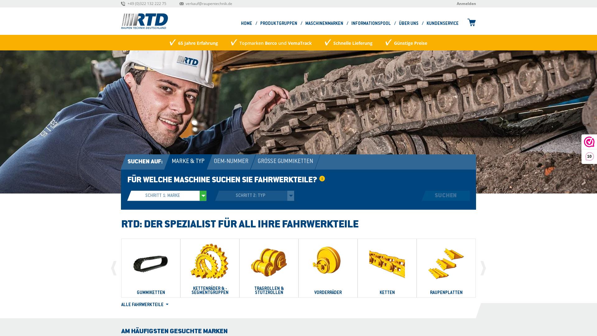 Website User Bewertung zu www.raupentechnik.de