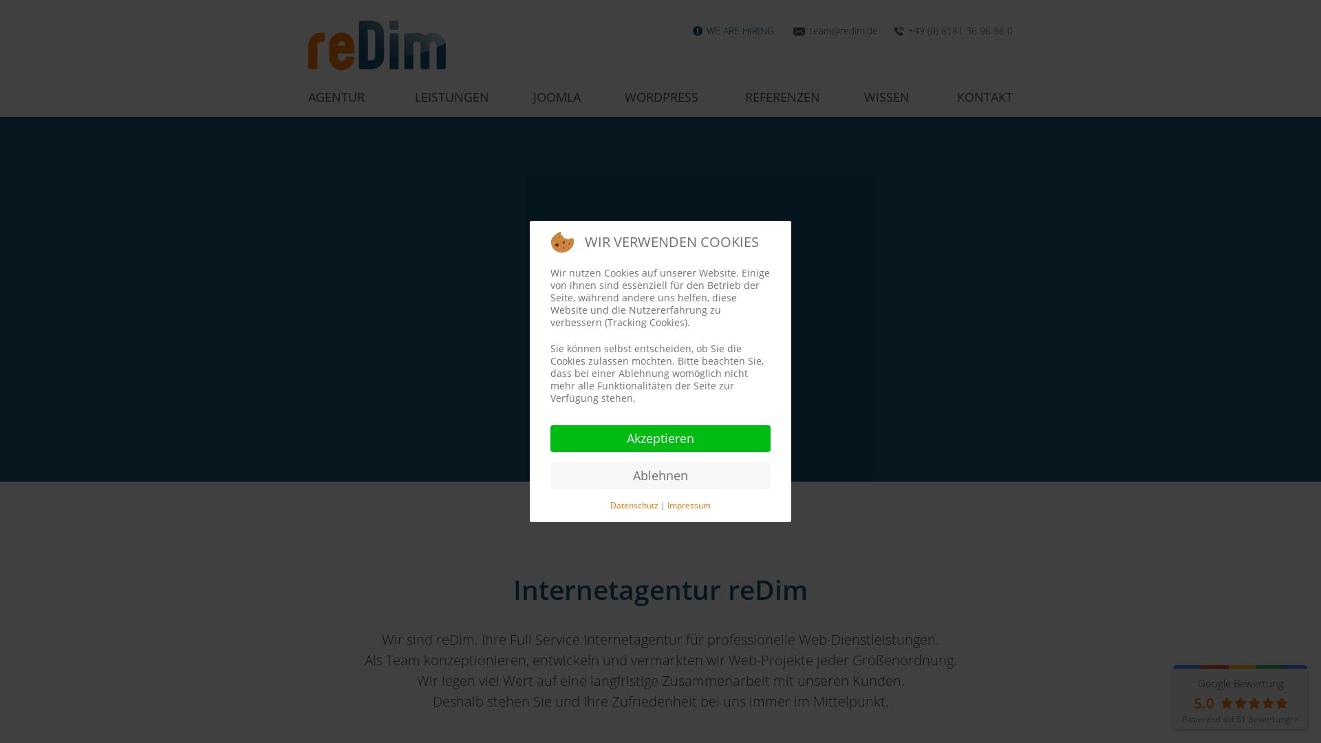 Website User Bewertung zu www.redim.de