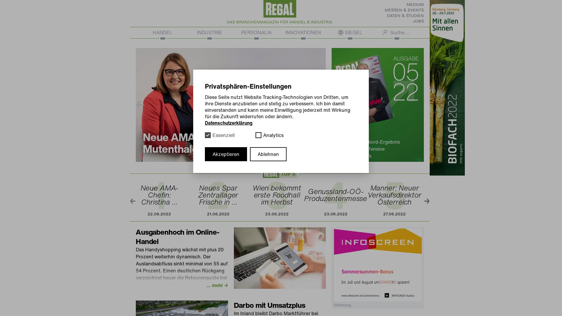 Website User Bewertung zu www.regal.at