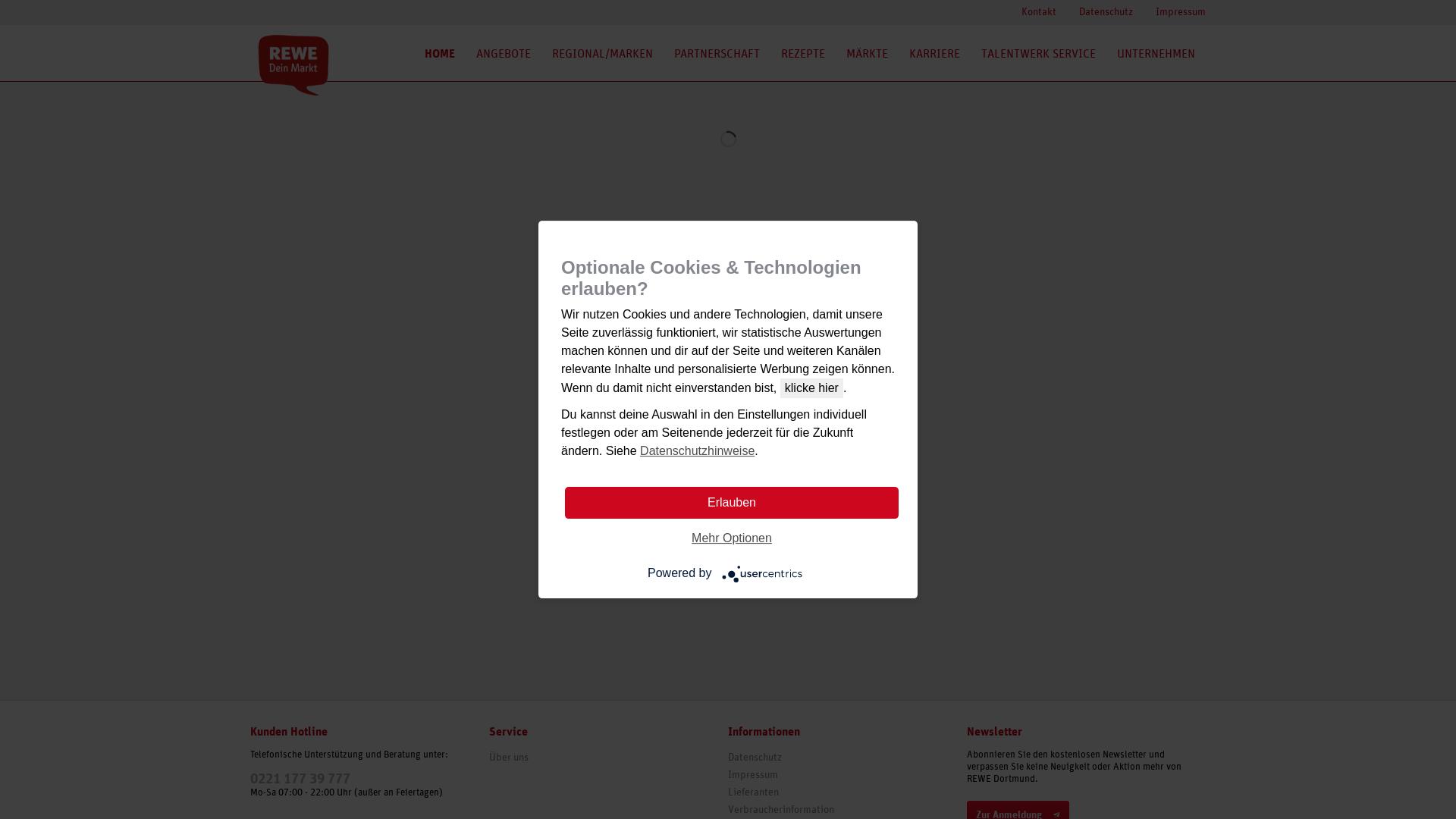Website User Bewertung zu www.rewe-dortmund.de