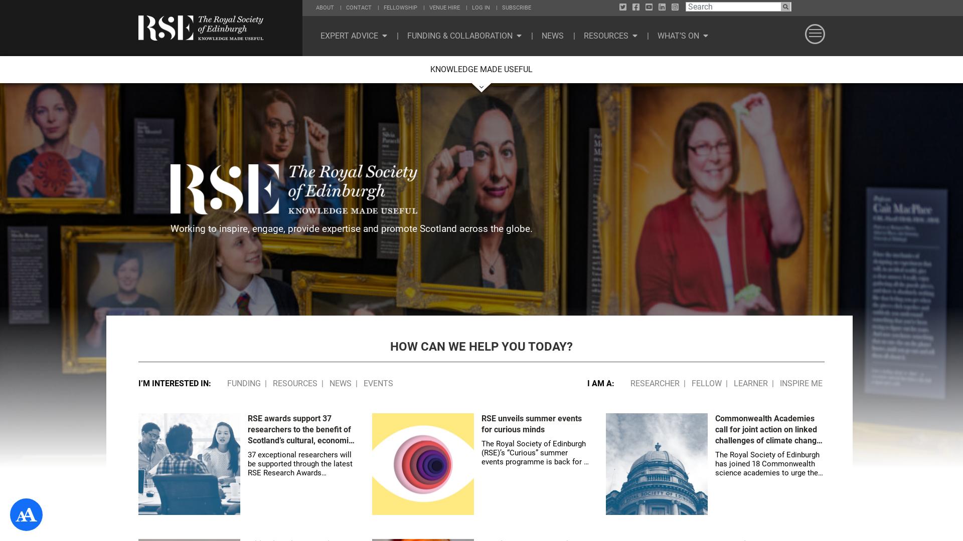 Website User Bewertung zu www.rse.org.uk