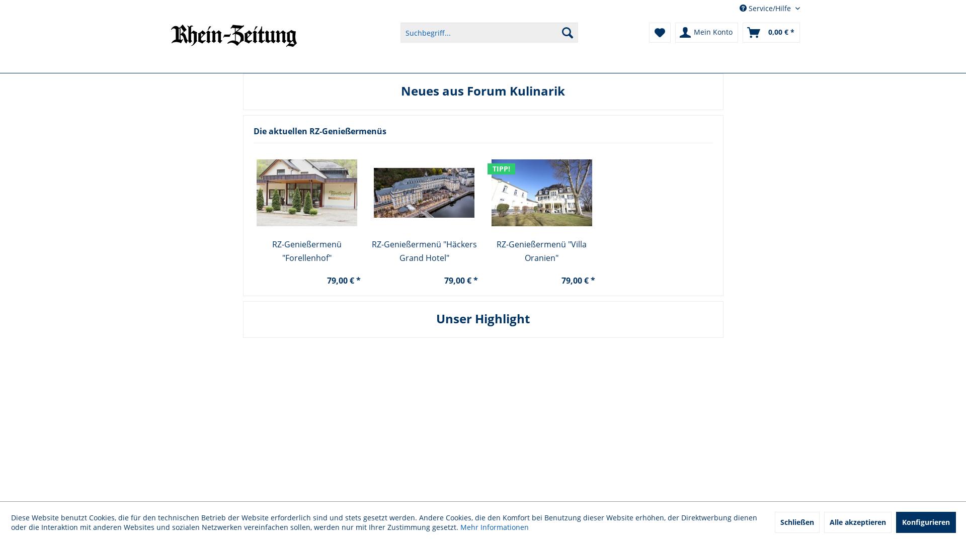 Website User Bewertung zu www.rz-shop.de