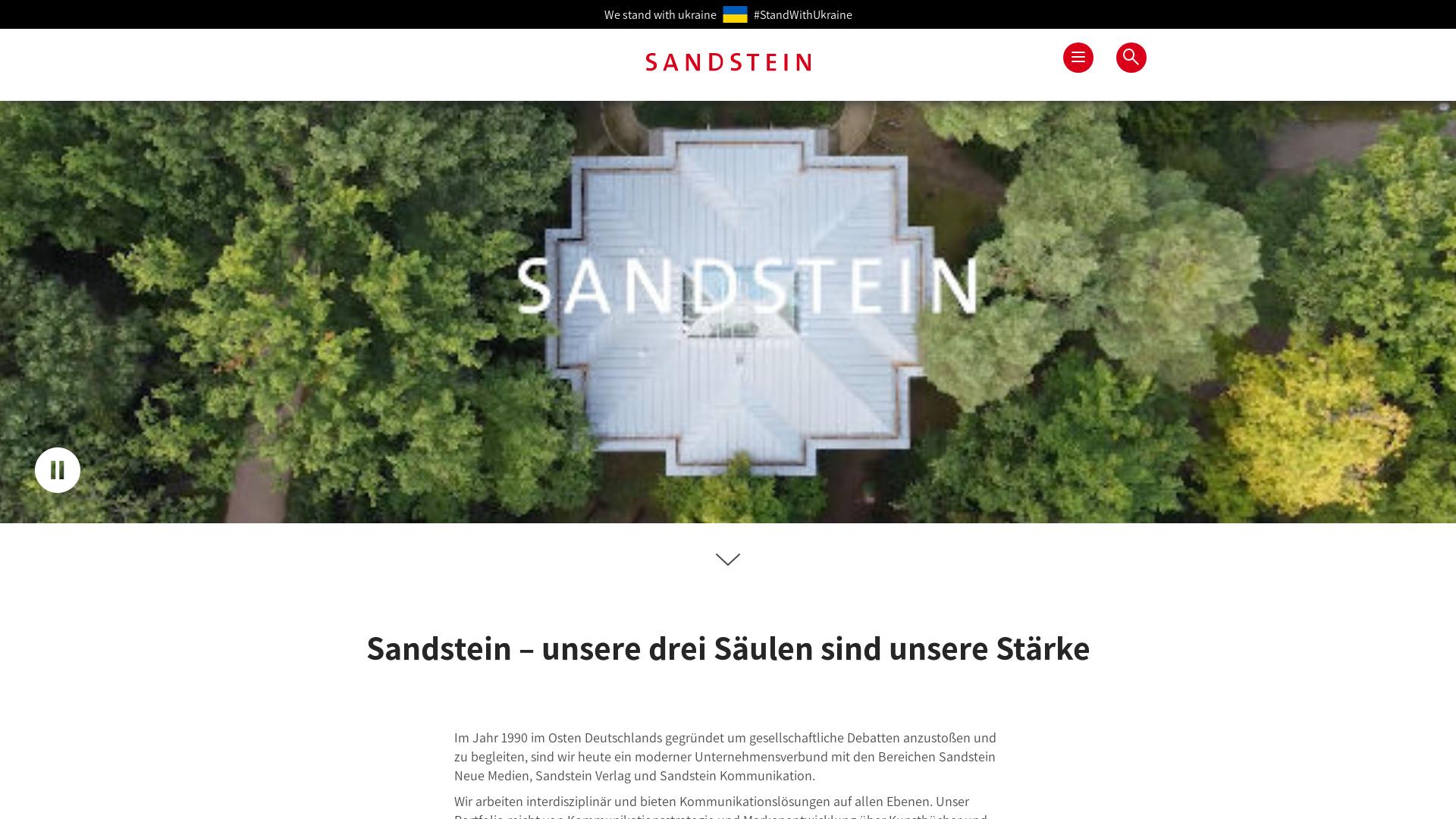 Website User Bewertung zu www.sandstein.de