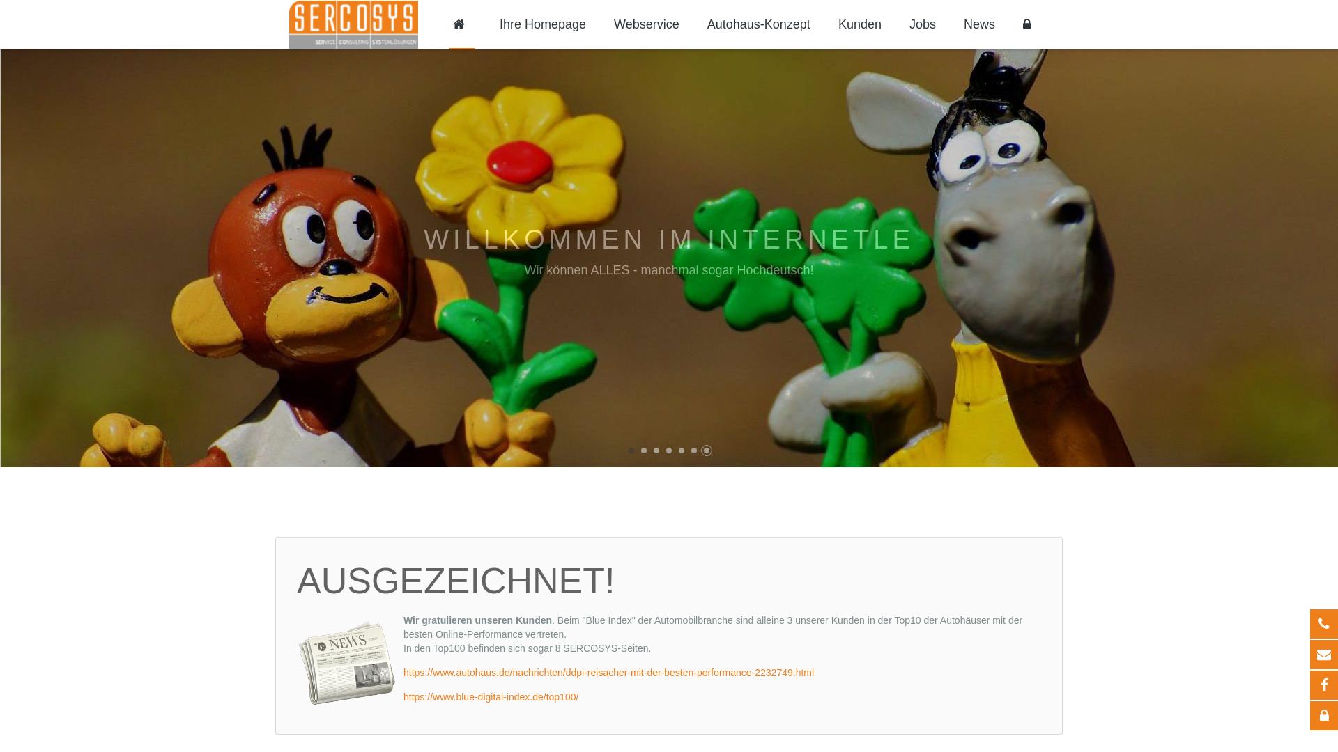 Website User Bewertung zu www.sercosys.de