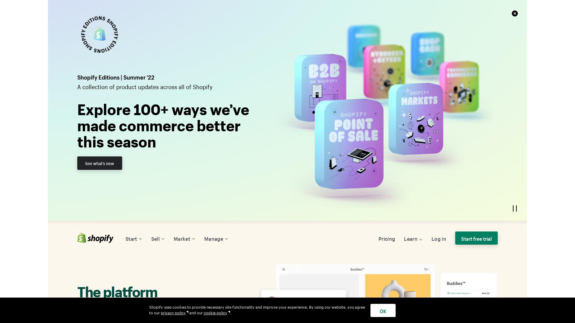Website User Bewertung zu www.shopify.com