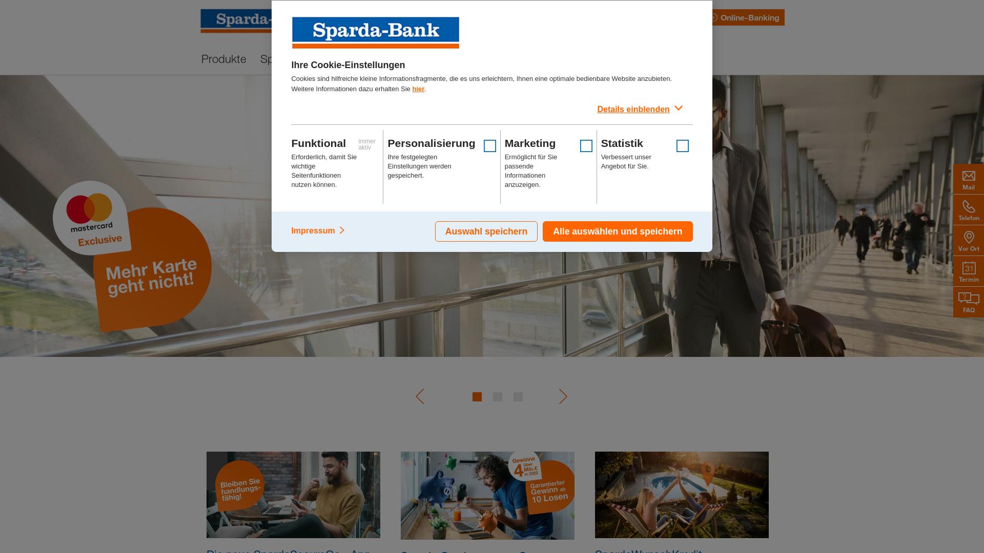 Website User Bewertung zu www.sparda-sw.de