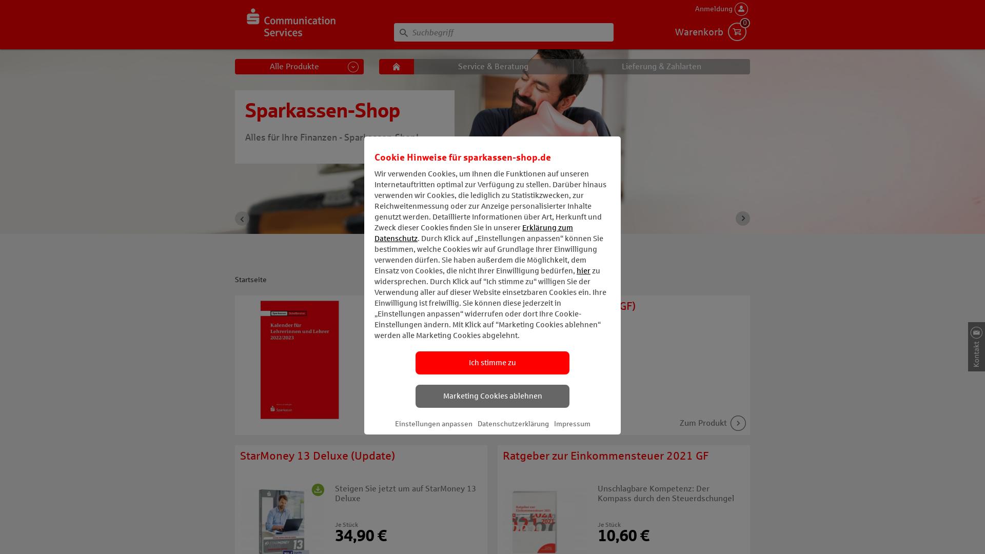 Website User Bewertung zu www.sparkassen-shop.de