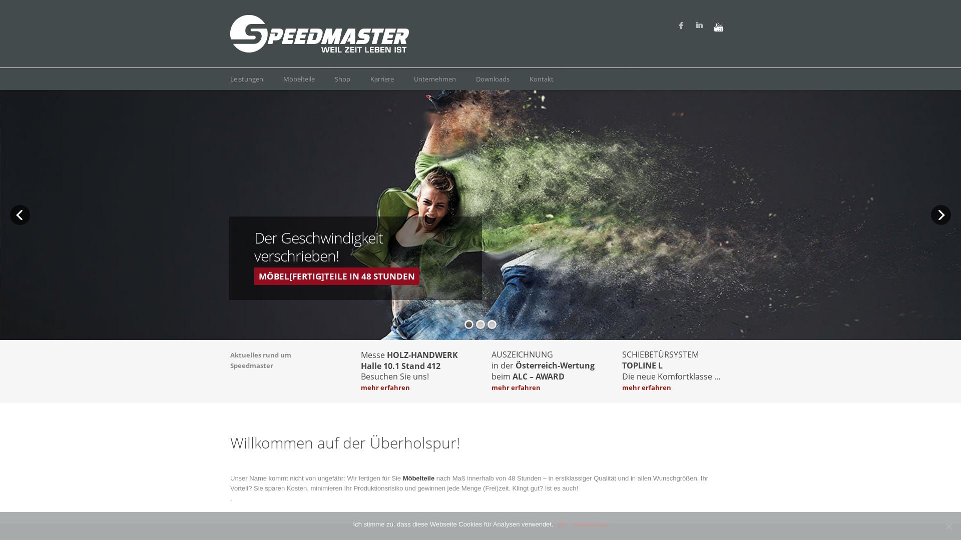 Website User Bewertung zu www.speedmaster.at
