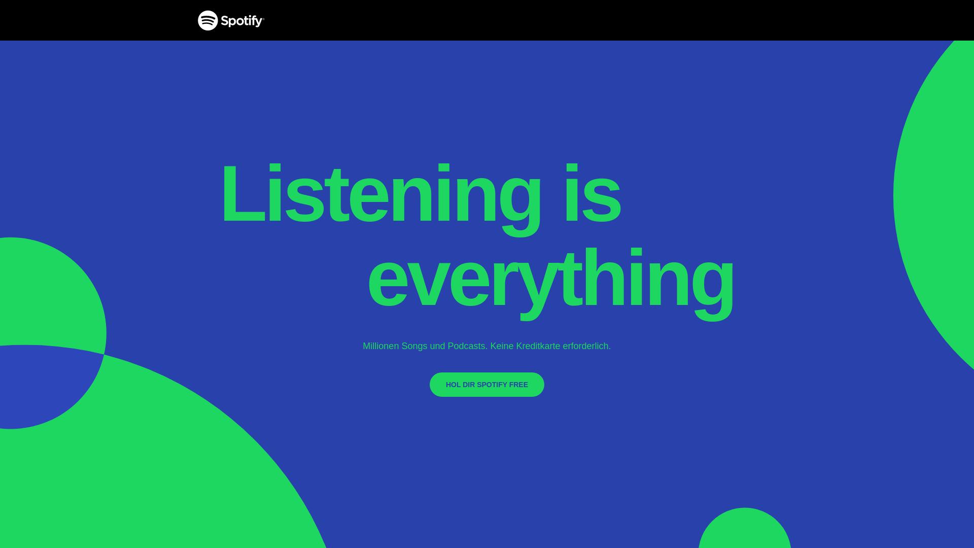 Website User Bewertung zu www.spotify.com