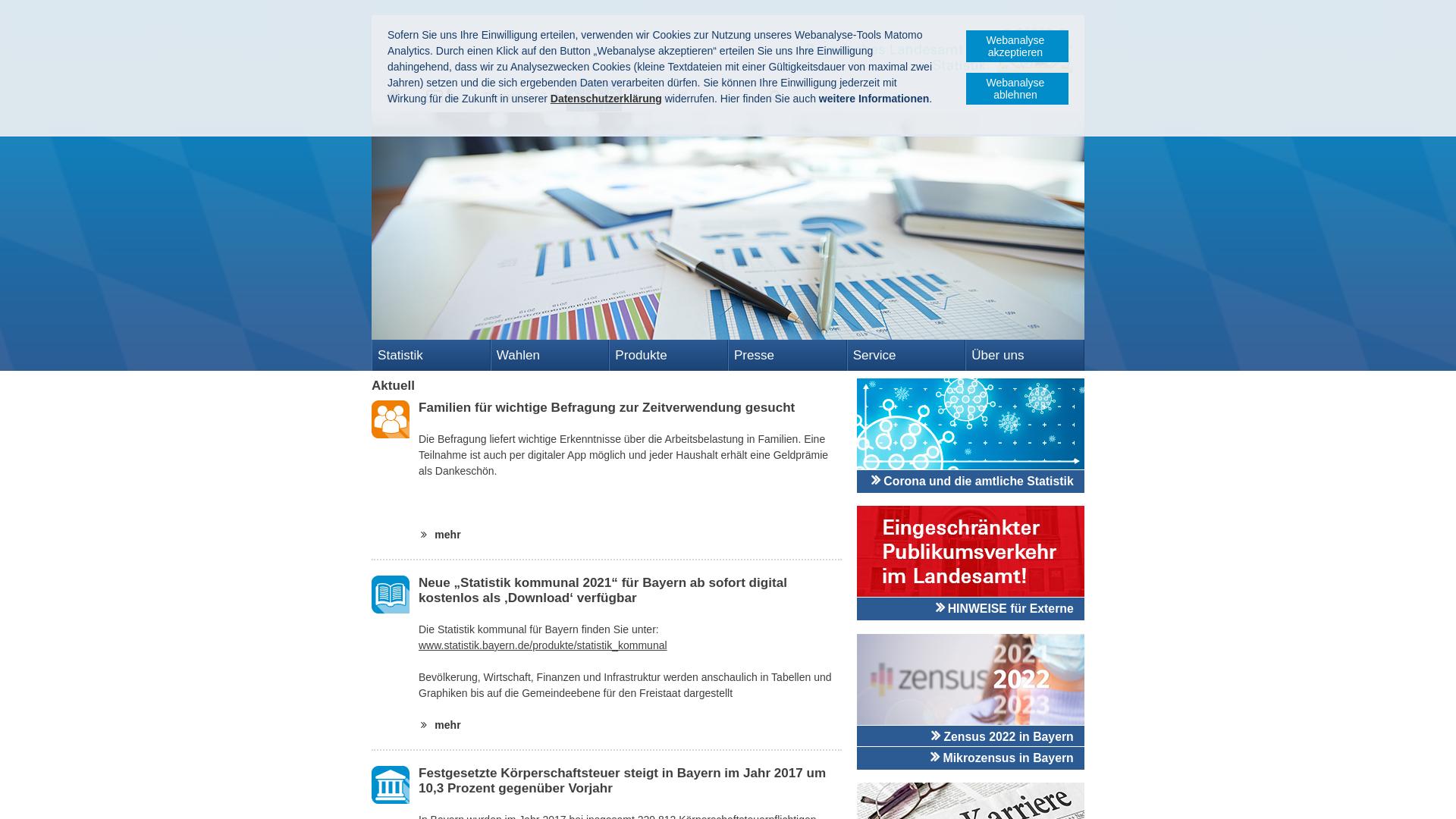 Website User Bewertung zu www.statistik.bayern.de