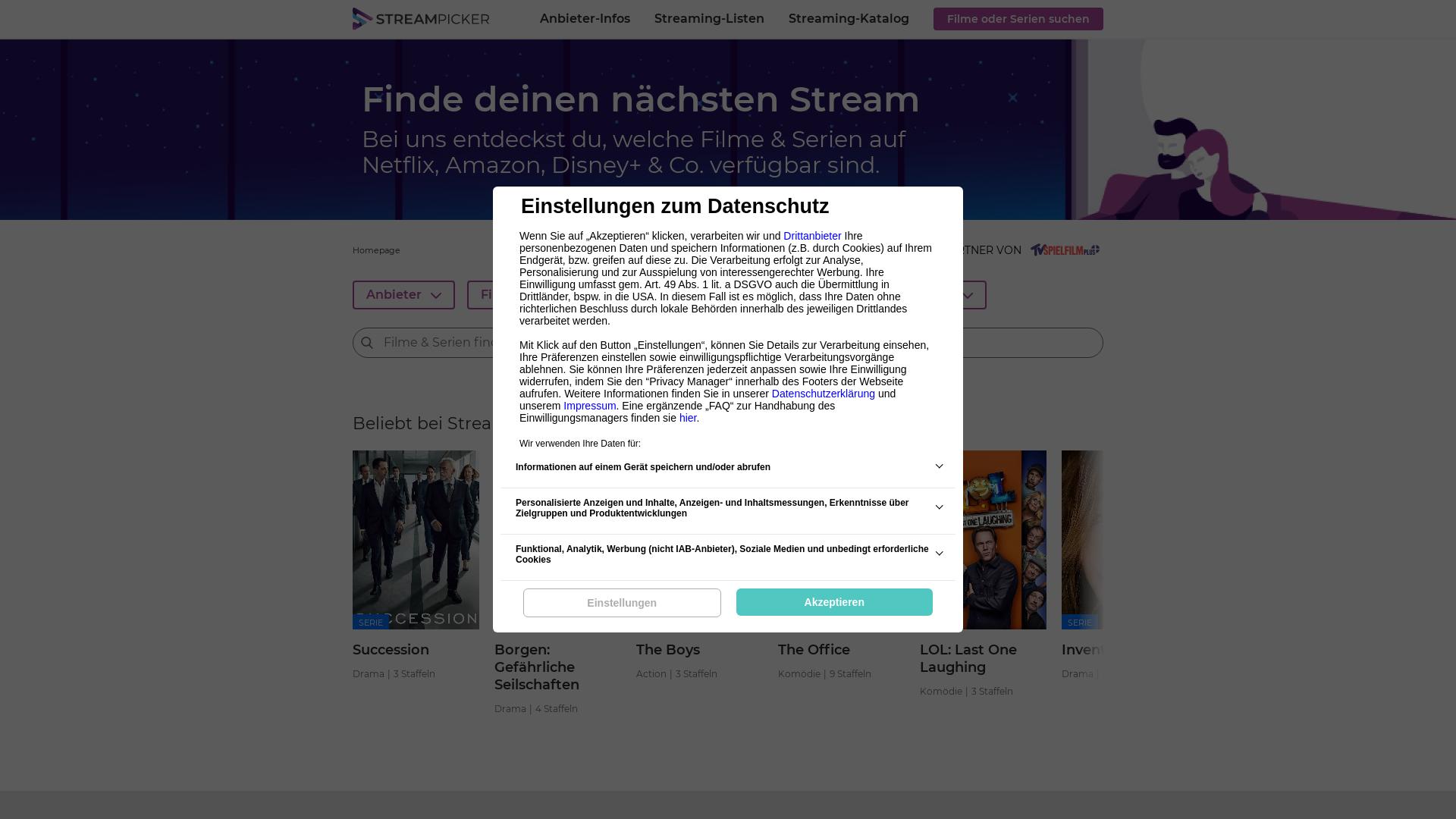 Website User Bewertung zu www.streampicker.de