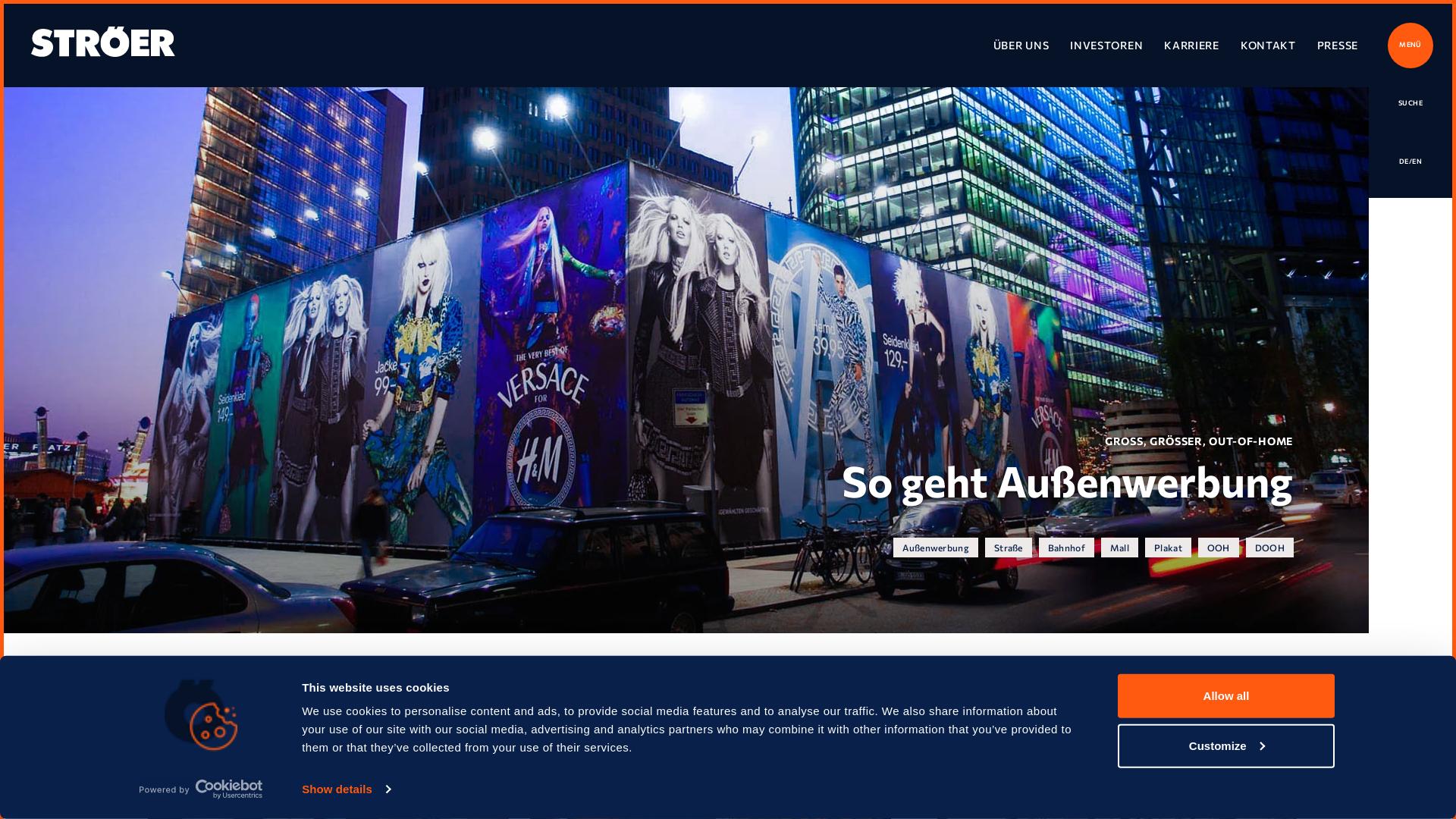 Website User Bewertung zu www.stroeer.com