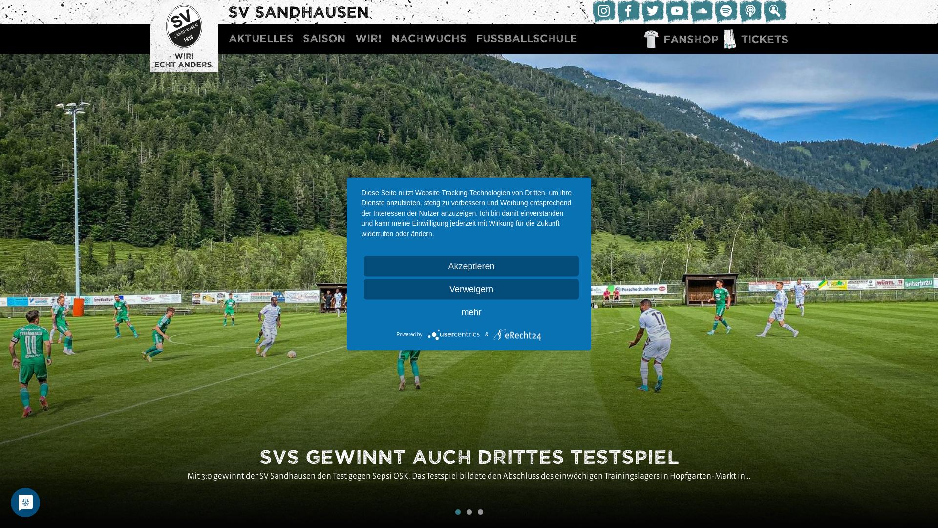 Website User Bewertung zu www.svs1916.de