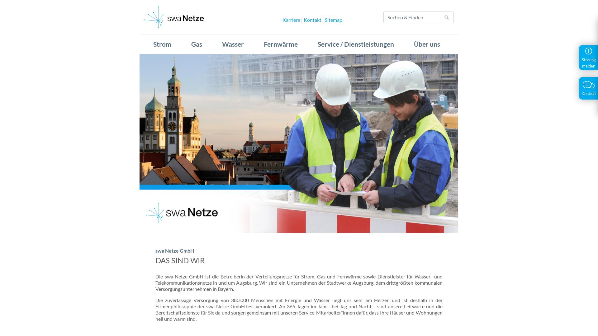 Website User Bewertung zu www.swa-netze.de