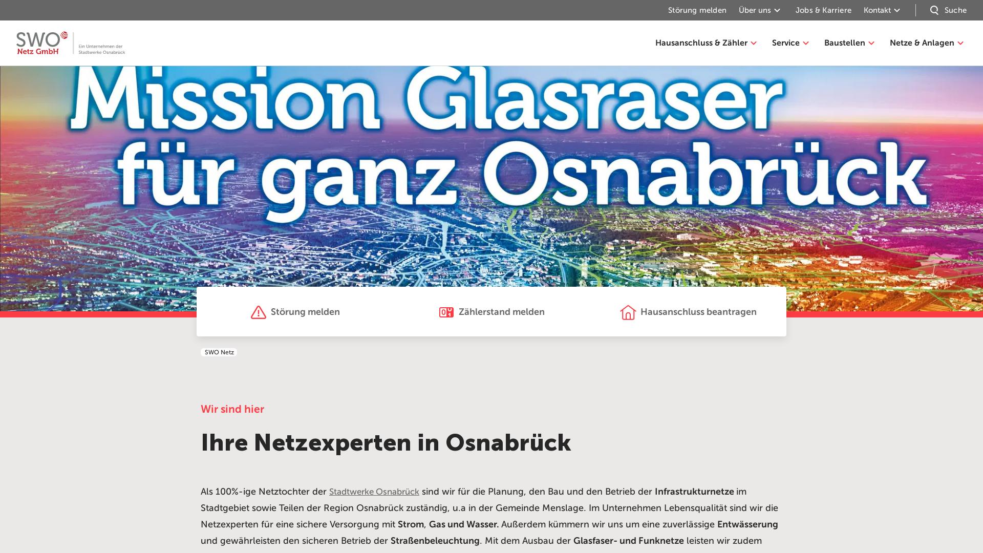 Website User Bewertung zu www.swo-netz.de