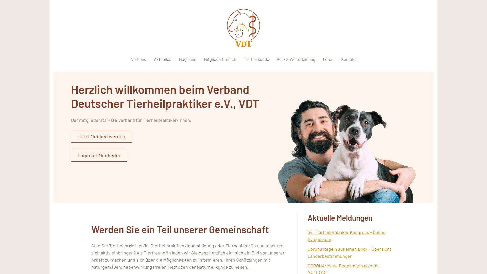 Website User Bewertung zu www.tierheilpraktiker.de