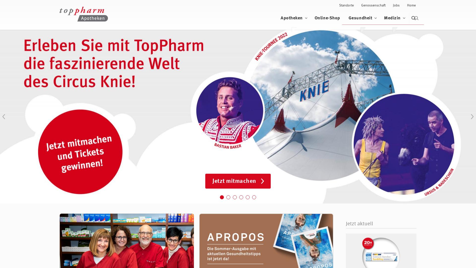 Website User Bewertung zu www.toppharm.ch