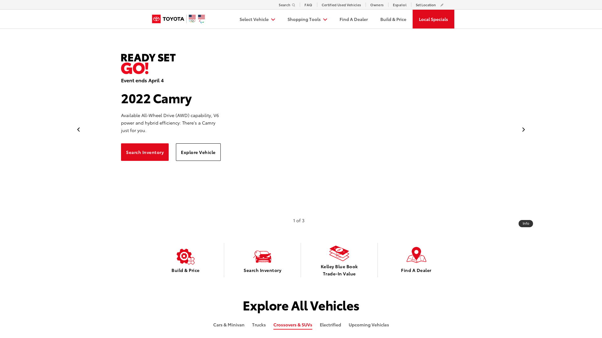 Website User Bewertung zu www.toyota.com