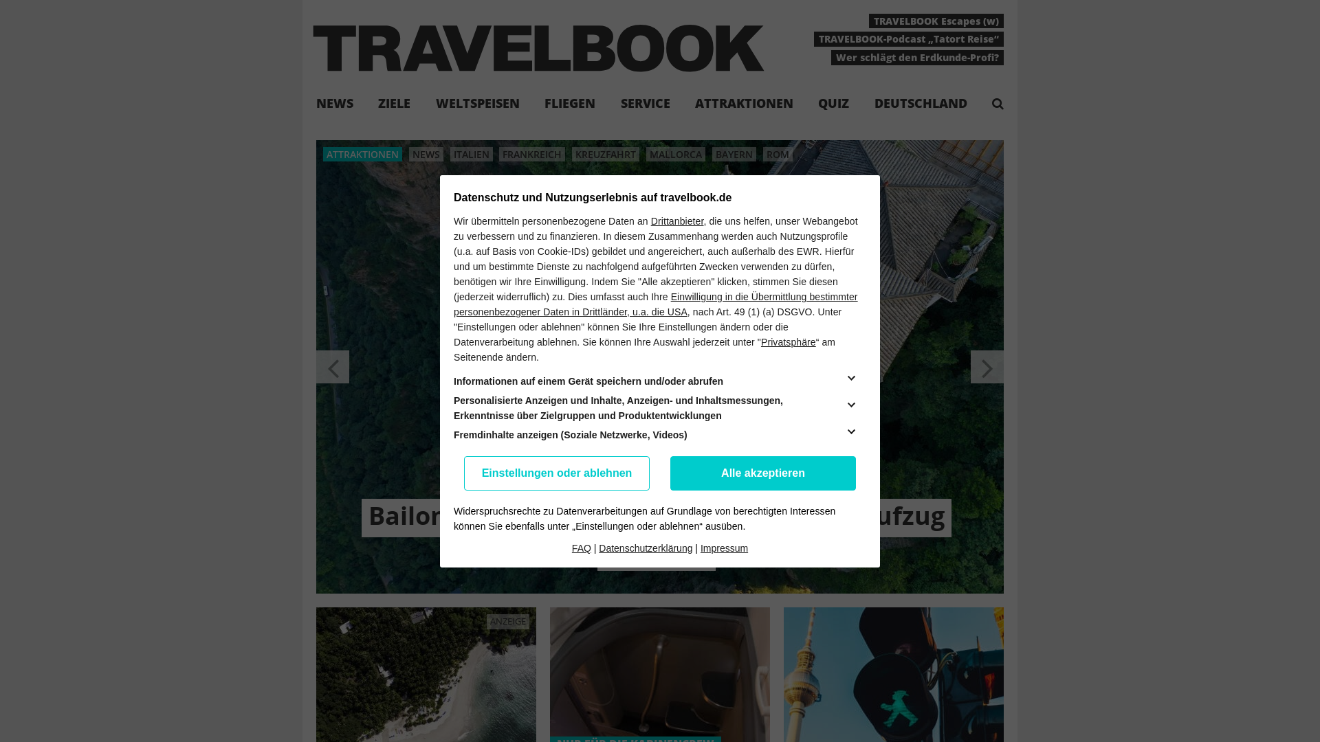 Website User Bewertung zu www.travelbook.de