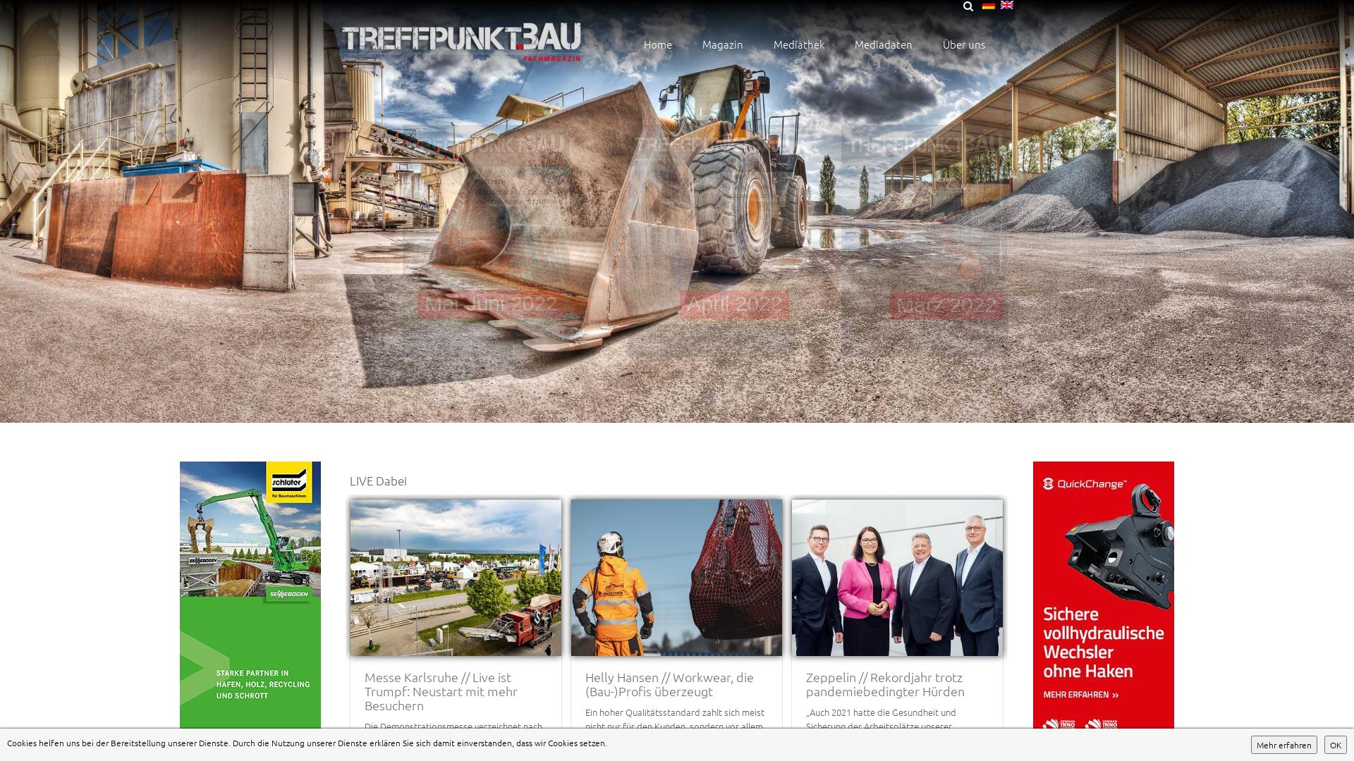 Website User Bewertung zu www.treffpunkt-bau.eu