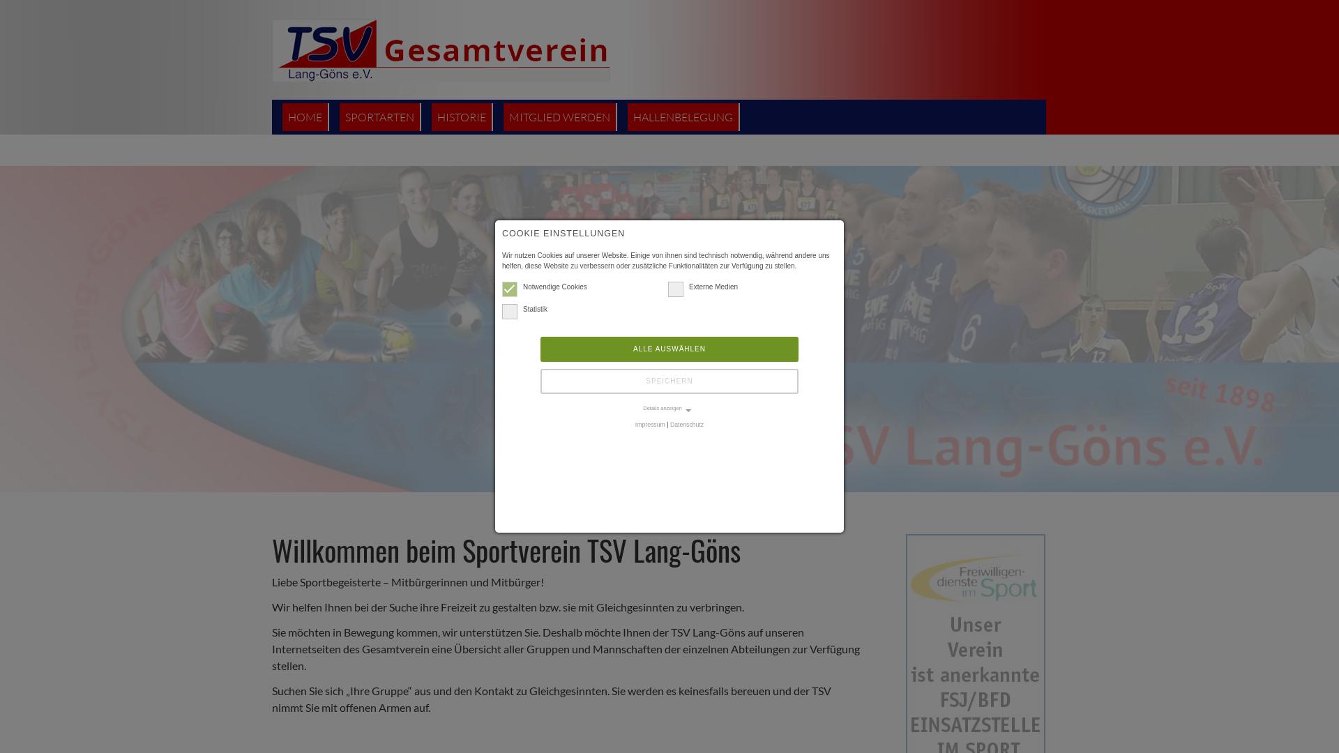 Website User Bewertung zu www.tsv-lang-goens.de