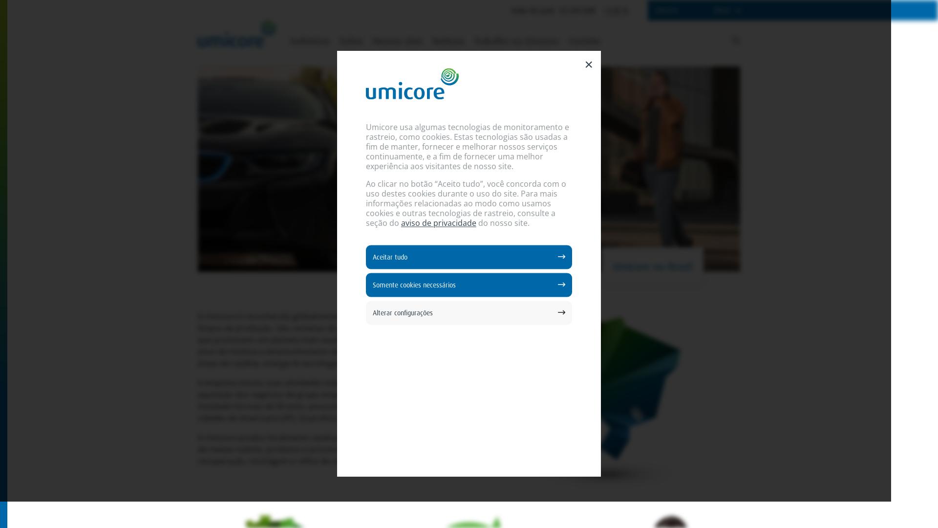 Website User Bewertung zu www.umicore.com.br