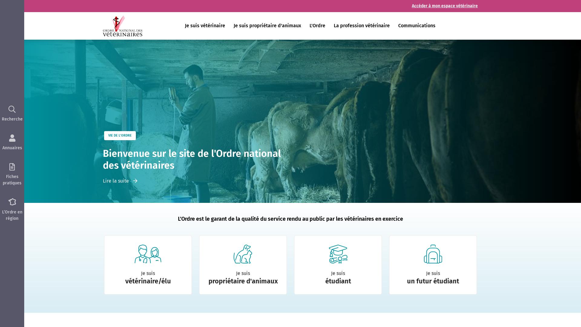 Website User Bewertung zu www.veterinaire.fr