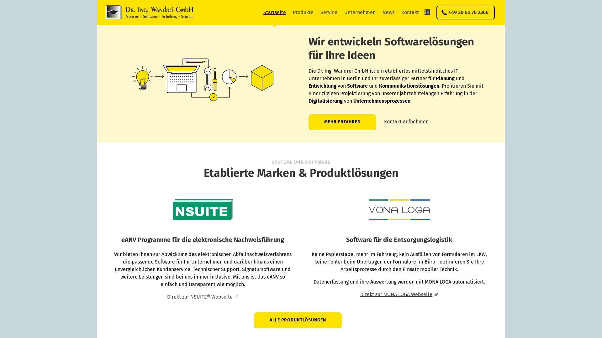 Website User Bewertung zu www.wandrei.de