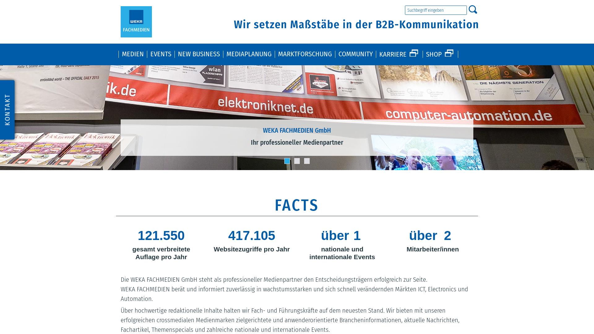 Website User Bewertung zu www.weka-fachmedien.de