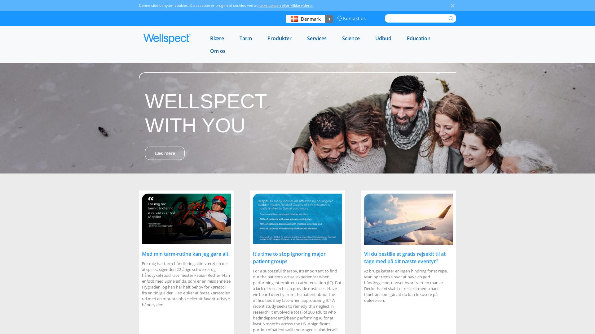 Website User Bewertung zu www.wellspect.dk