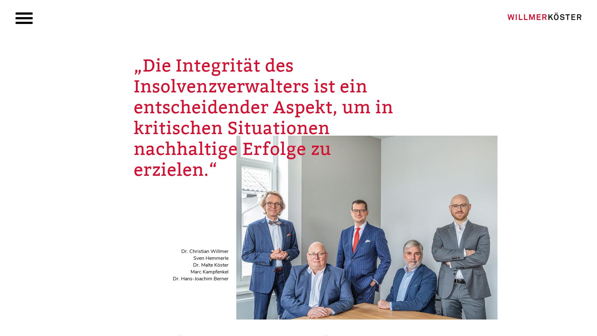 Website User Bewertung zu www.willmerkoester.de